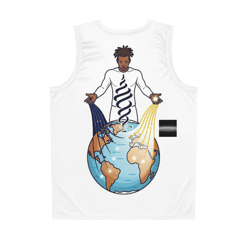 Dynamic Basketball Jersey, AOP Sportswear, Unisex Athletic Wear, Gift for Athletes, Trendy Sports Fashion, Workout Apparel