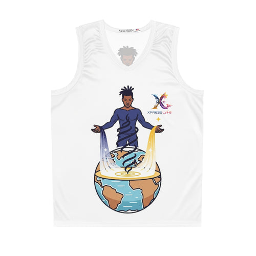 Dynamic Basketball Jersey, AOP Sportswear, Unisex Athletic Wear, Gift for Athletes, Trendy Sports Fashion, Workout Apparel