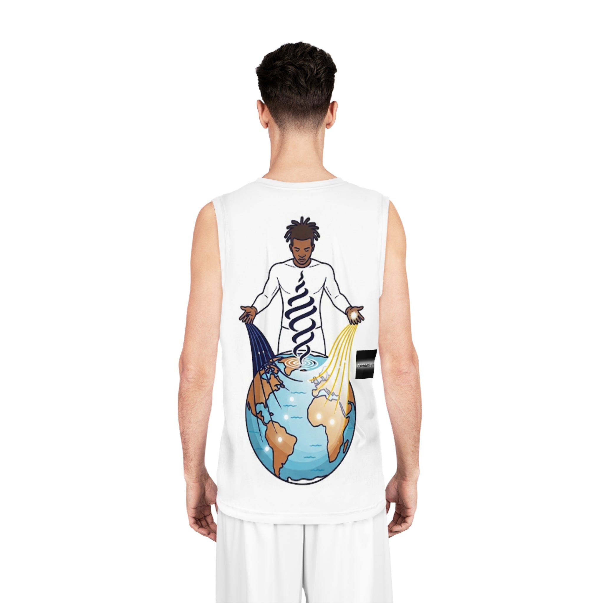 Dynamic Basketball Jersey, AOP Sportswear, Unisex Athletic Wear, Gift for Athletes, Trendy Sports Fashion, Workout Apparel